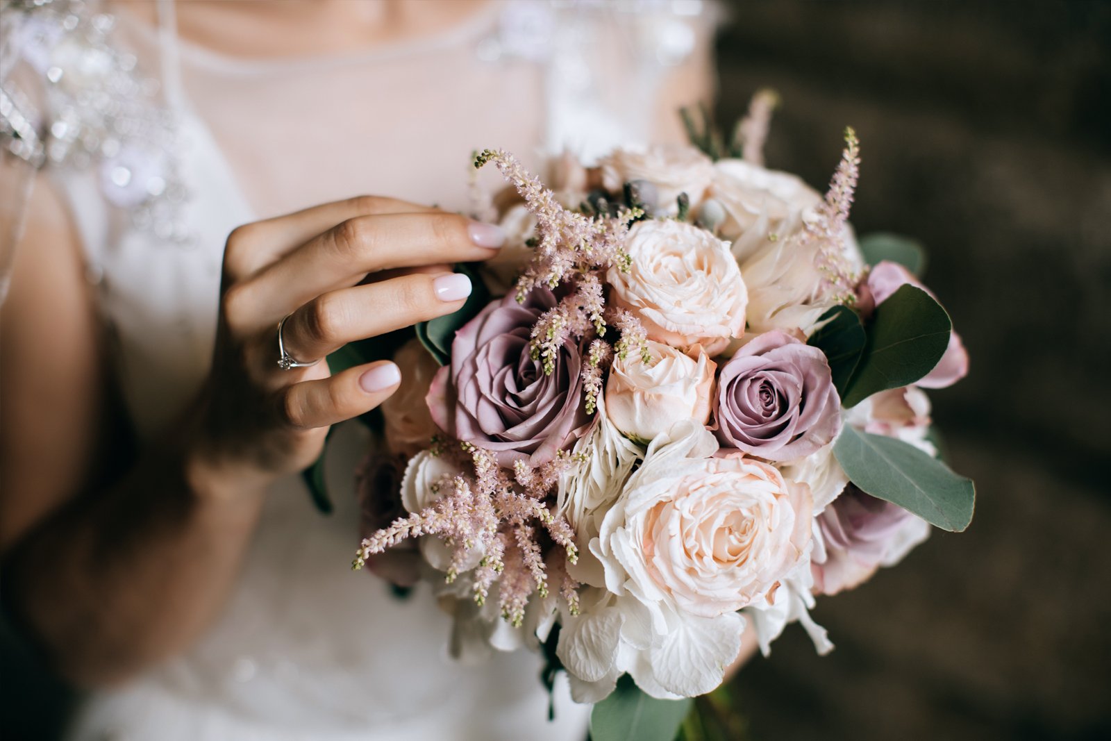 Table with flowers